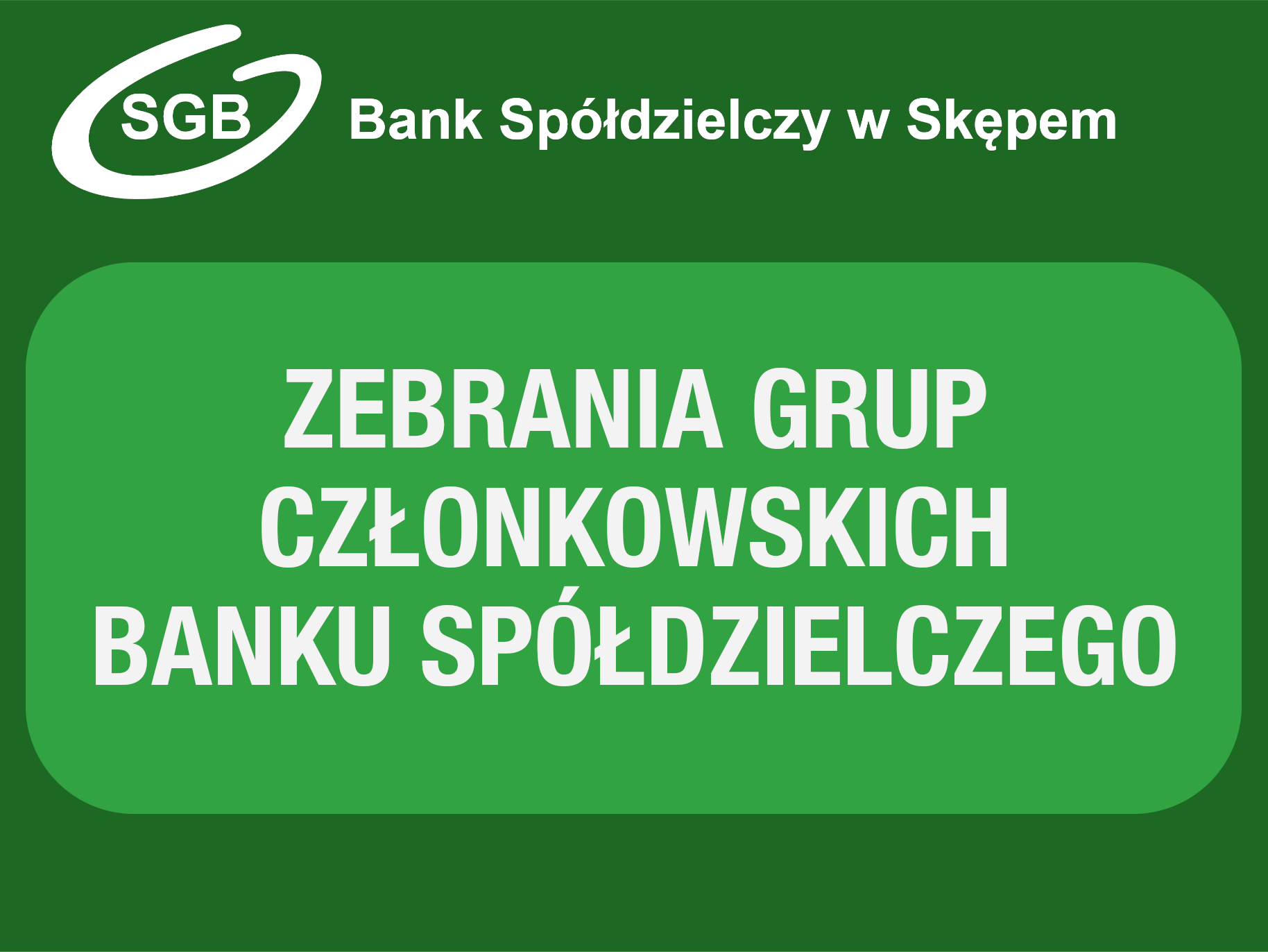 Terminy zebrań grup członkowskich
